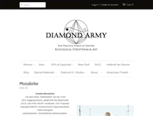 Tablet Screenshot of diamond-army.com